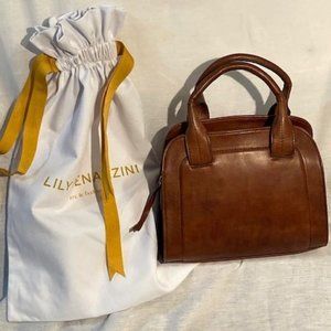 Caramel Satchel Bag.